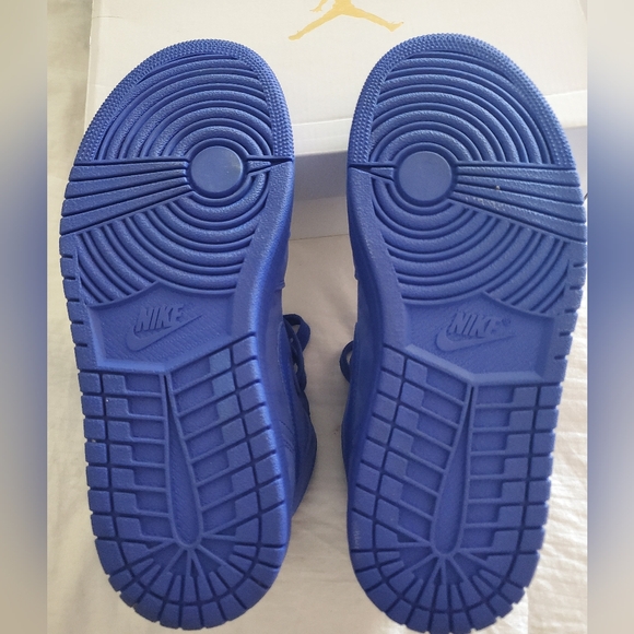 Womens Blue Void Jordan 1 High - Picture 5 of 10